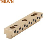 TGLWN T Shaped Slide Bearing, Bronze Slide Oilless Plate