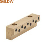 SGLDW Guide Slide Pad, Oilless Bronze Wear Plate